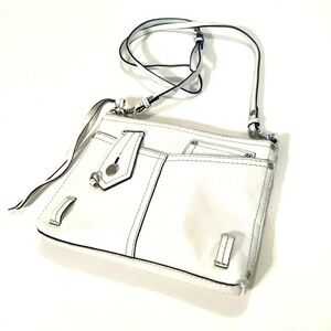 Botkier White Leather Crossbody Bag